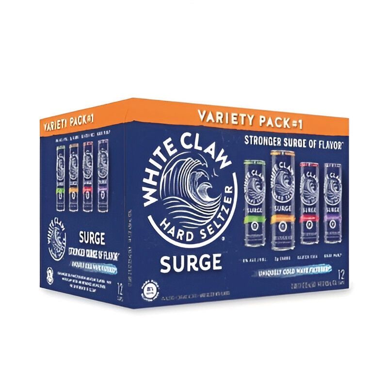 WHITE CLAW Surge Variety Pack 12 Pack 12 oz Cans