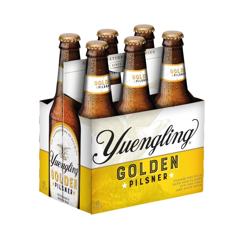 YUENGLING Golden Pilsner 6 Pack 12 oz Bottles