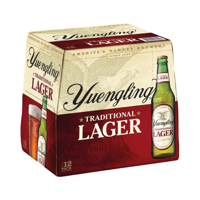 YUENGLING Lager 12 Pack 12 oz Btl