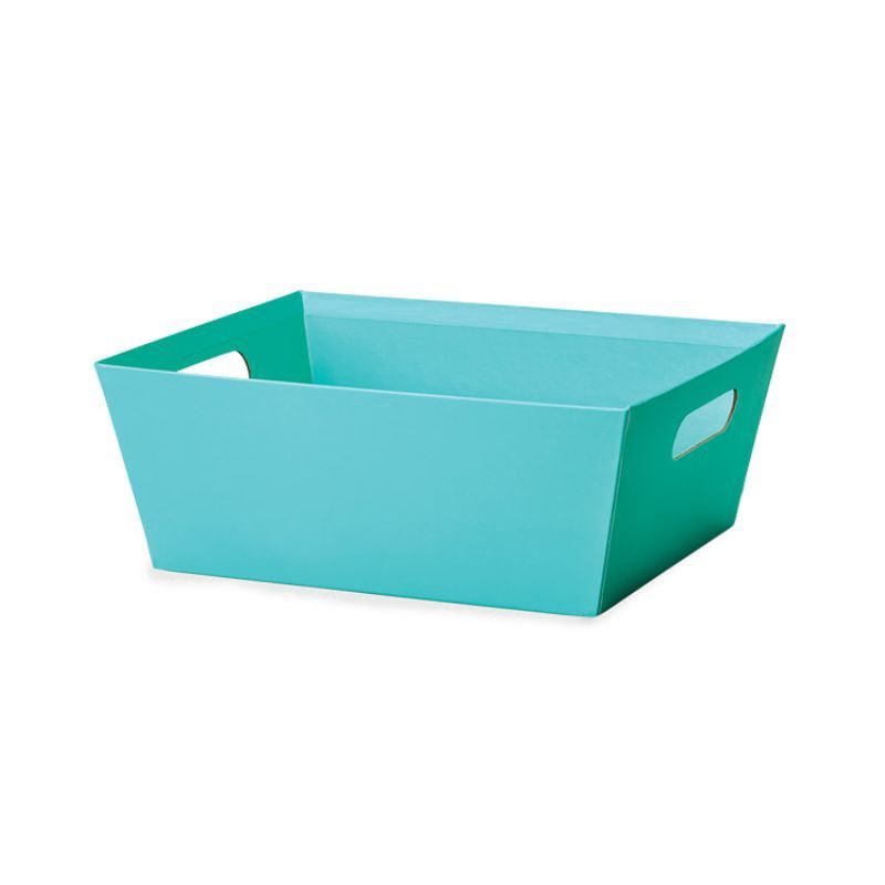 TURQUOISE Large Wide Base Market Tray (D*)