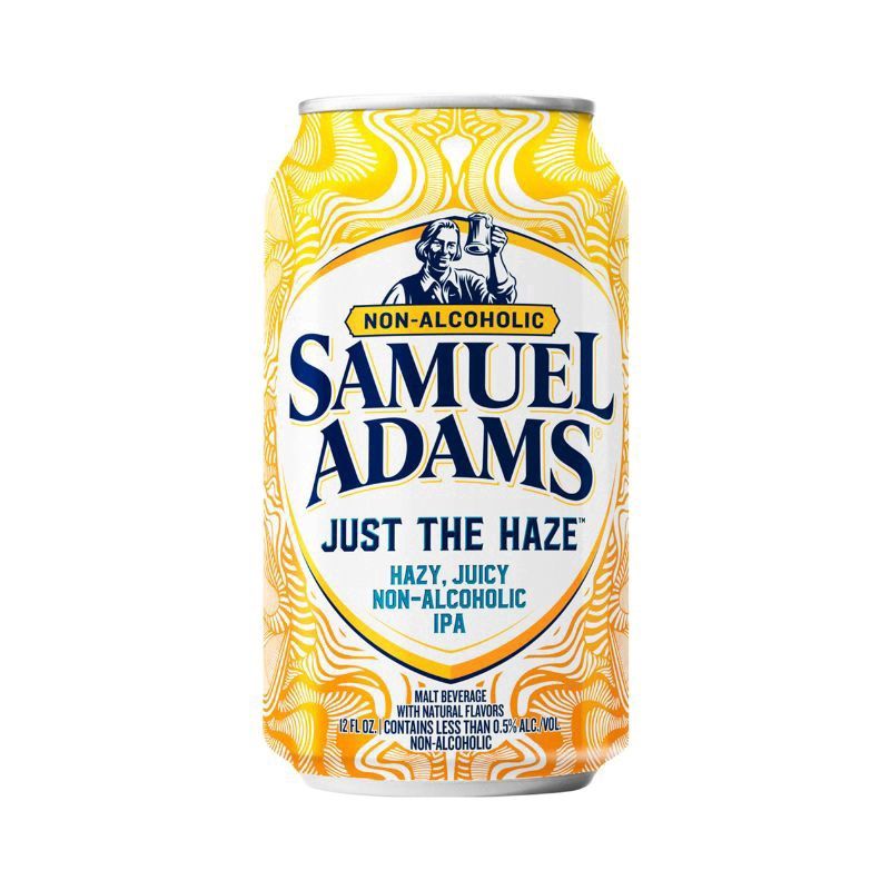 SAM ADAMS Just The Haze N/A 6 Pack 12 oz Bottles