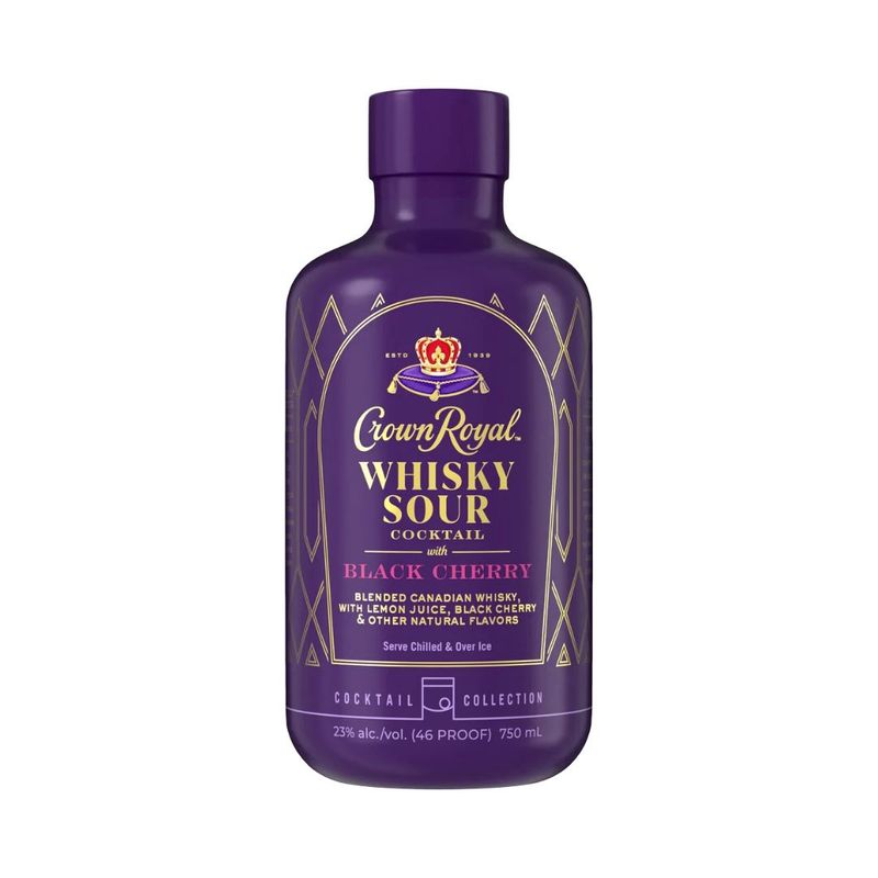 CROWN ROYAL Cocktail Blk Cherry 750ml