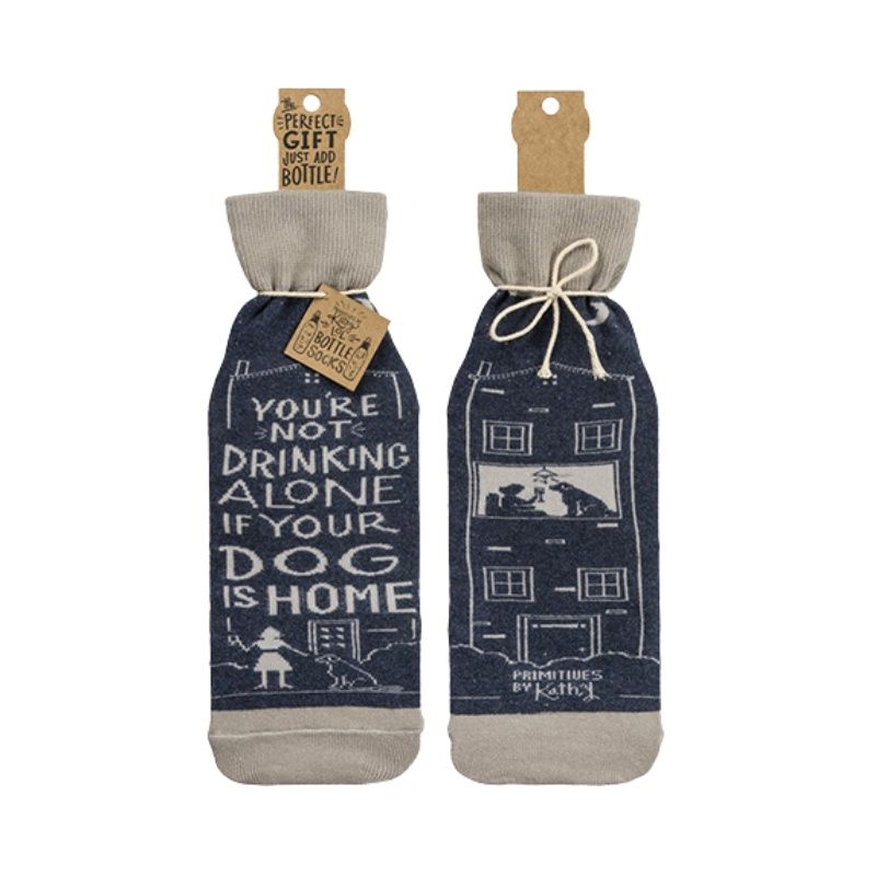 Bottle Sock Dog Is Home Pbk (D*)