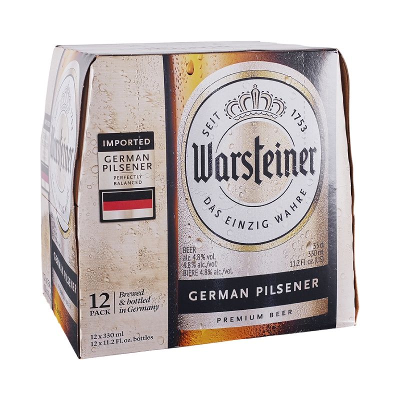 WARSTEINER Pilsner 12 Pack 12 oz Btls