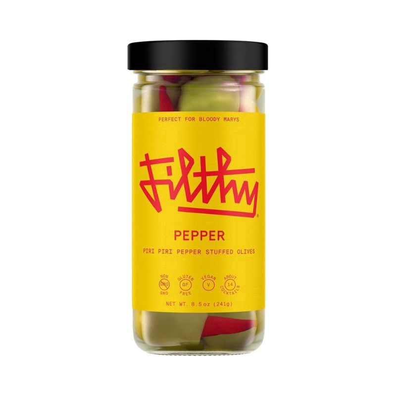 FILTHY Olives Pepper 8Oz