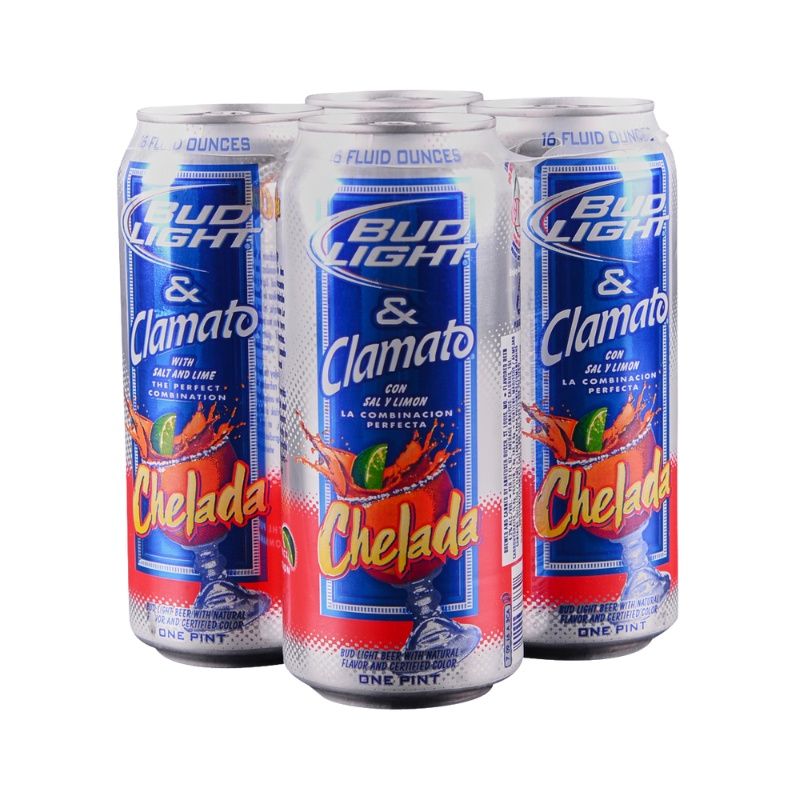 BUD LIGHT Chelada 4 Pack 16 oz