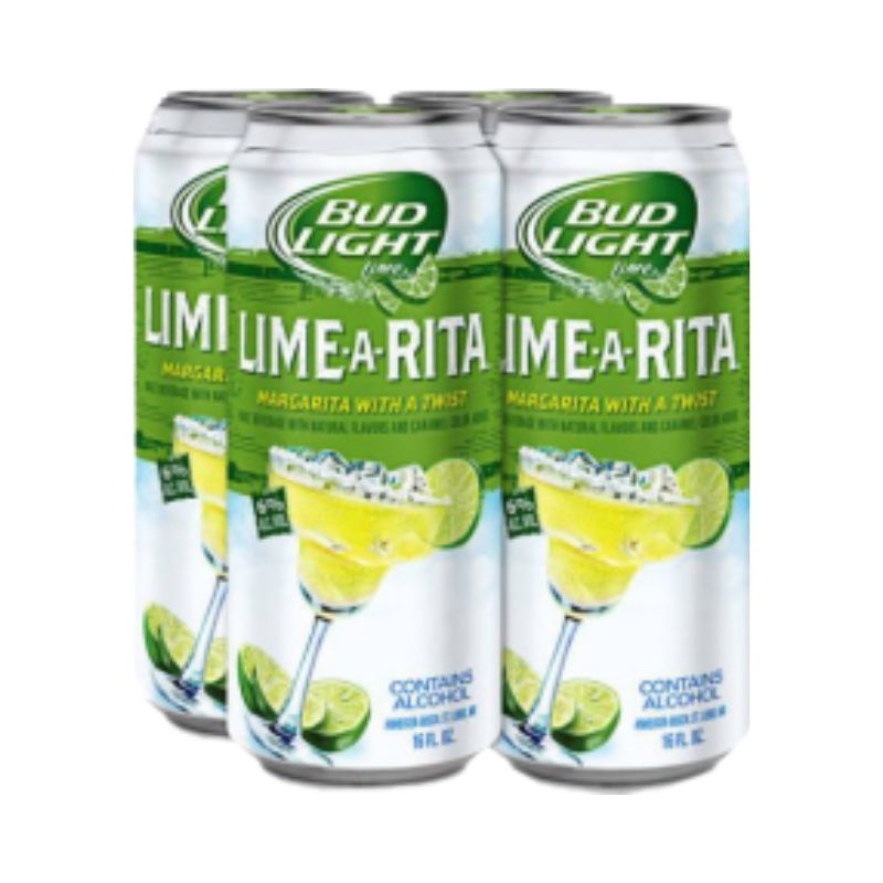 BUD LIGHT Lime A Rita 4 Pack 16 oz