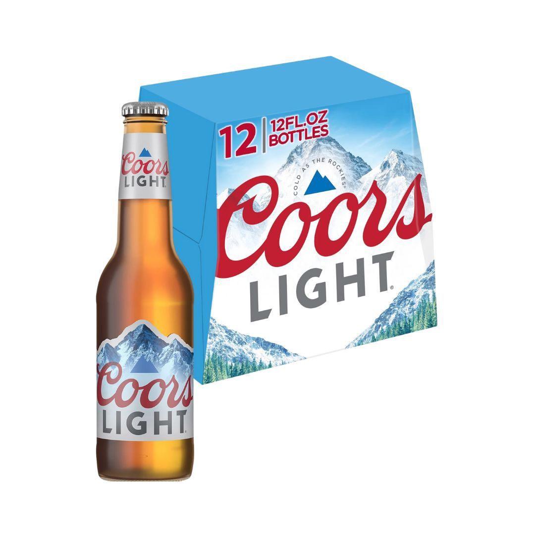 COORS Light 12 Pack 12 oz Btls