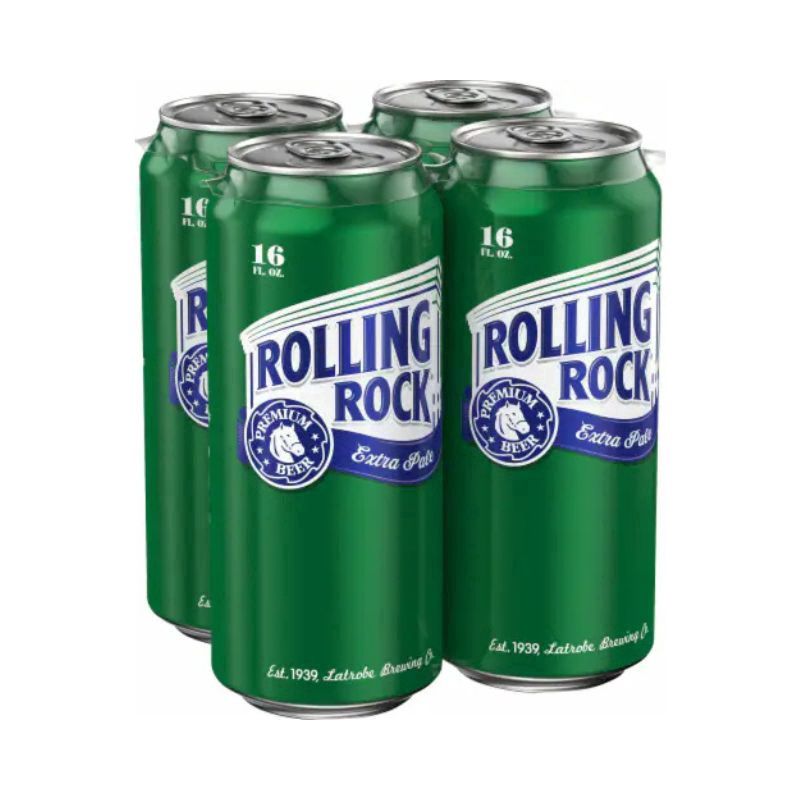 ROLLING ROCK 16 oz 4 Pack Cans