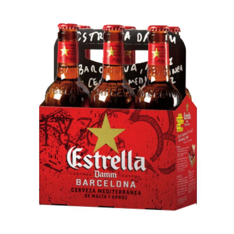 ESTRELLA DAMM 12 Pack 8.4Oz Btls