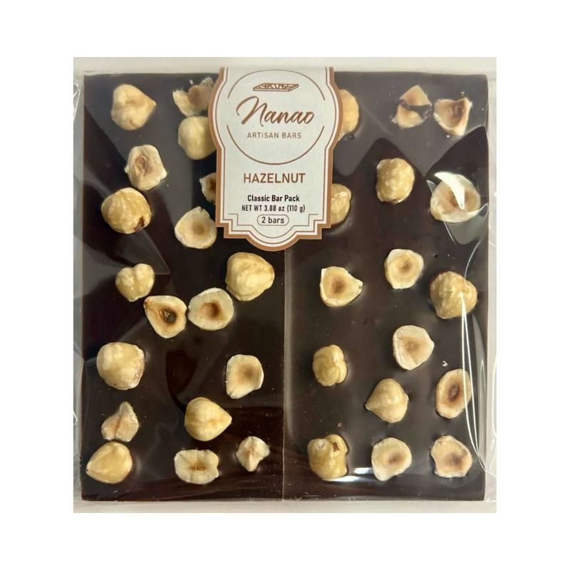 NANAO Dark Chocolate Hazelnut 4 Piece