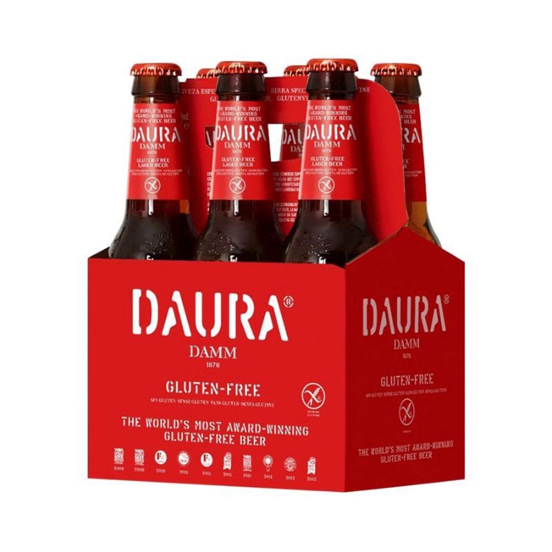 DAURA Damm 6 Pack 11.2Oz Bottle Gluten Free