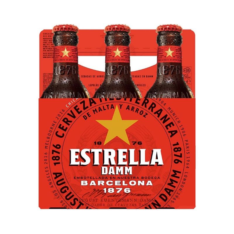 ESTRELLA DAMM 6 Pack 11.2Oz Bottle