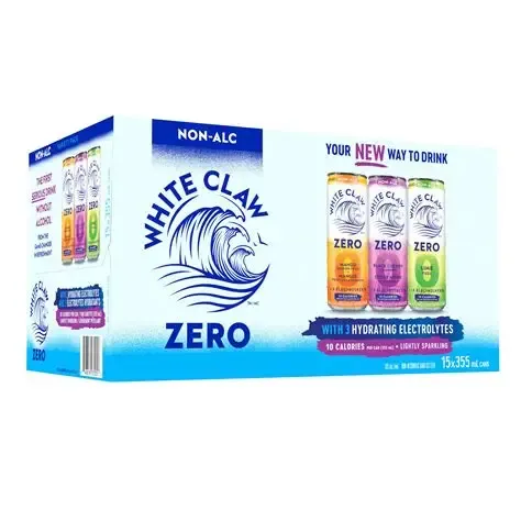 WHITE CLAW Zero Proof Variety Pack 12pk