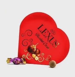 LEXUS HAZELNUT Chocolate Heart 110 gr