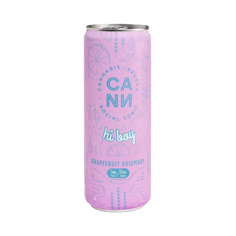 CANN Grapefruit Rosemary Hi Boy 5 mg THC 4 Pack