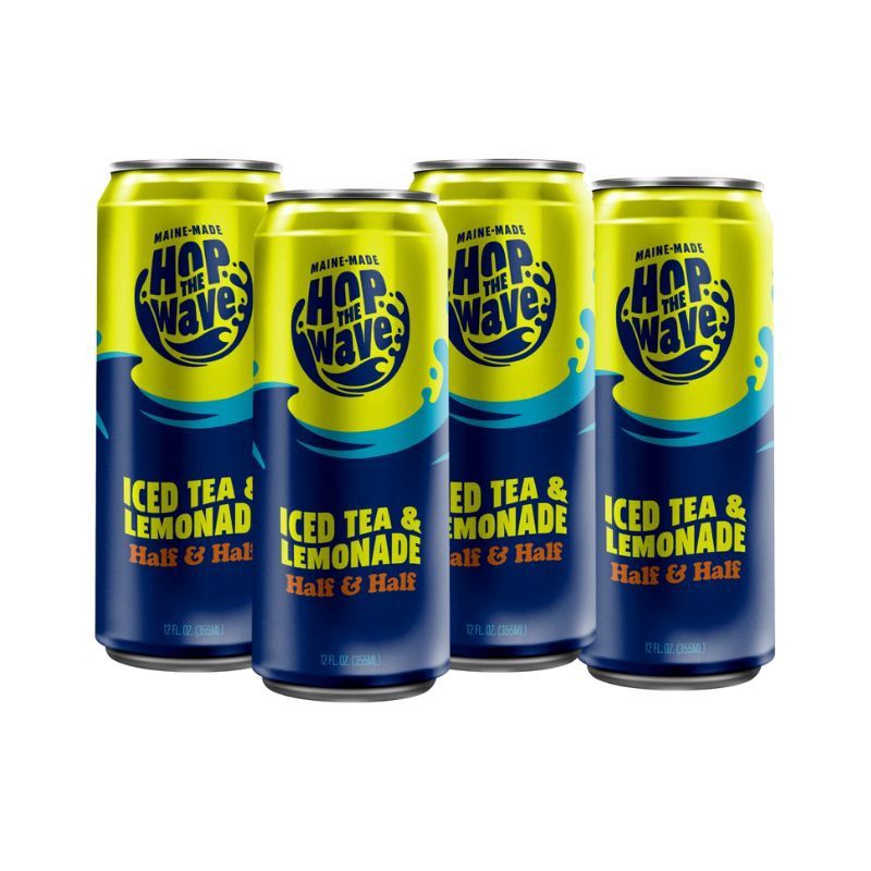 HOP THE WAVE Infused Iced Tea &amp; Lemonade 5mg THC 4 Pack