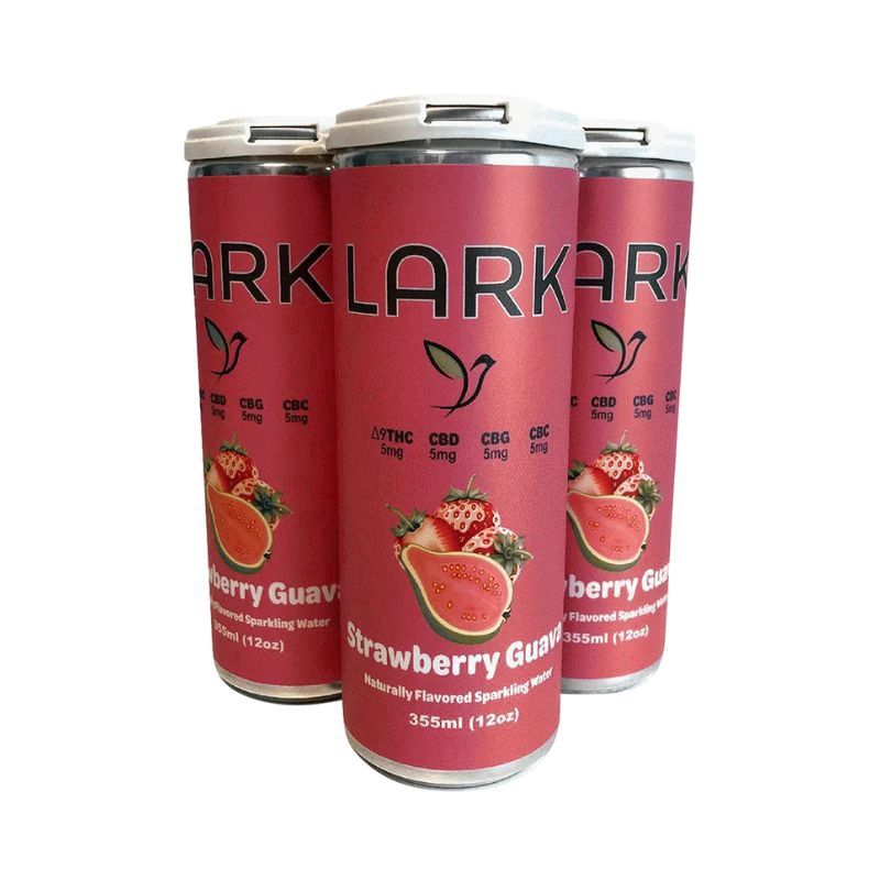 LARK Infused D9 Strawberry Guava Seltzer 5 mg THC 4 Pack
