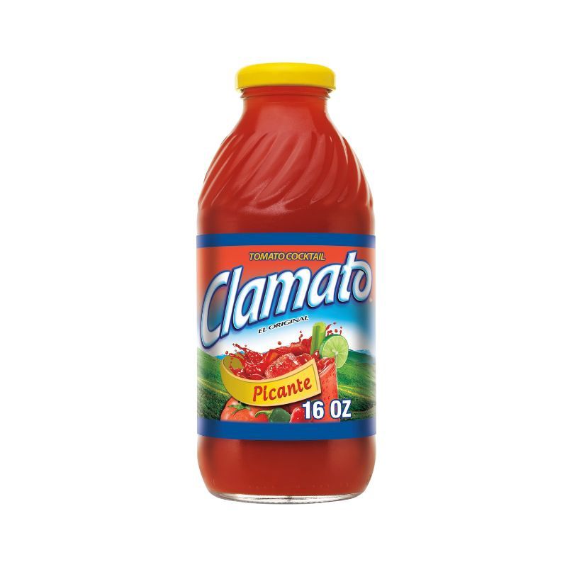 CLAMATO EL ORIGINAL Picante Tomato Cocktail 16 Oz