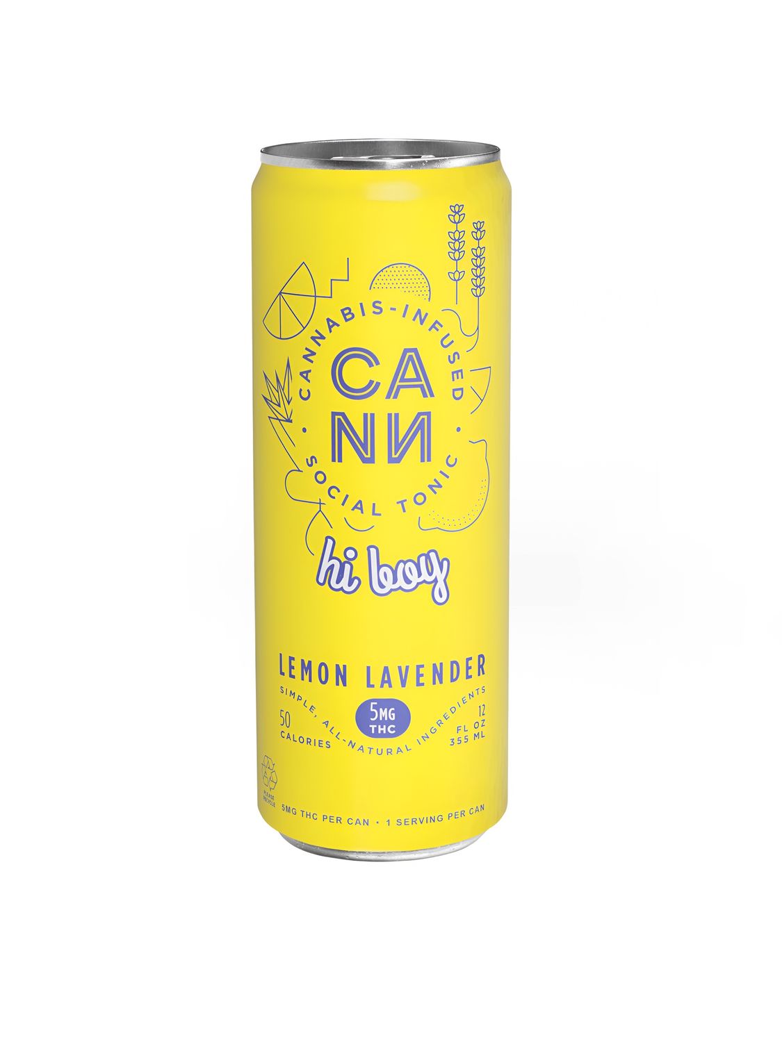 CANN Lemon Lavender Hi Boy 5mg THC 4 Pack