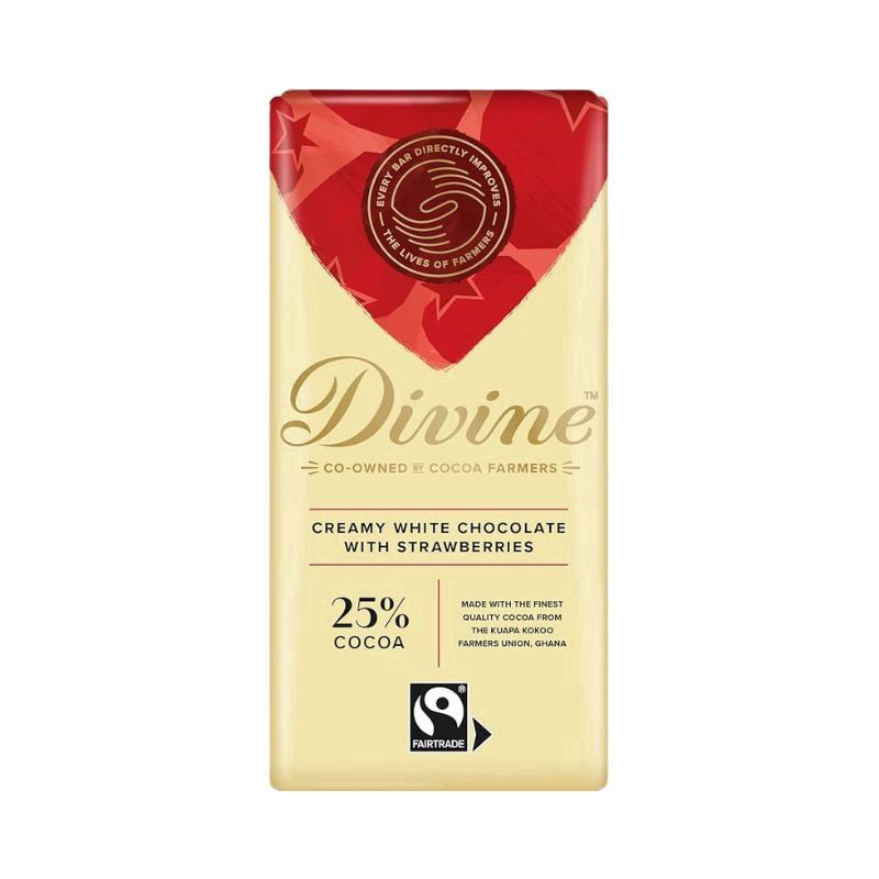 DIVINE White Choco With Strawberries