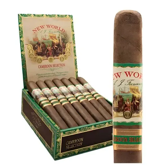 AJ NEW WORLD Cameroon Double Robusto