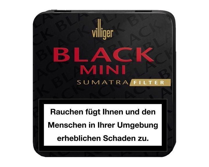 VILLIGER Black Sumatra Mini Cigars 20pk