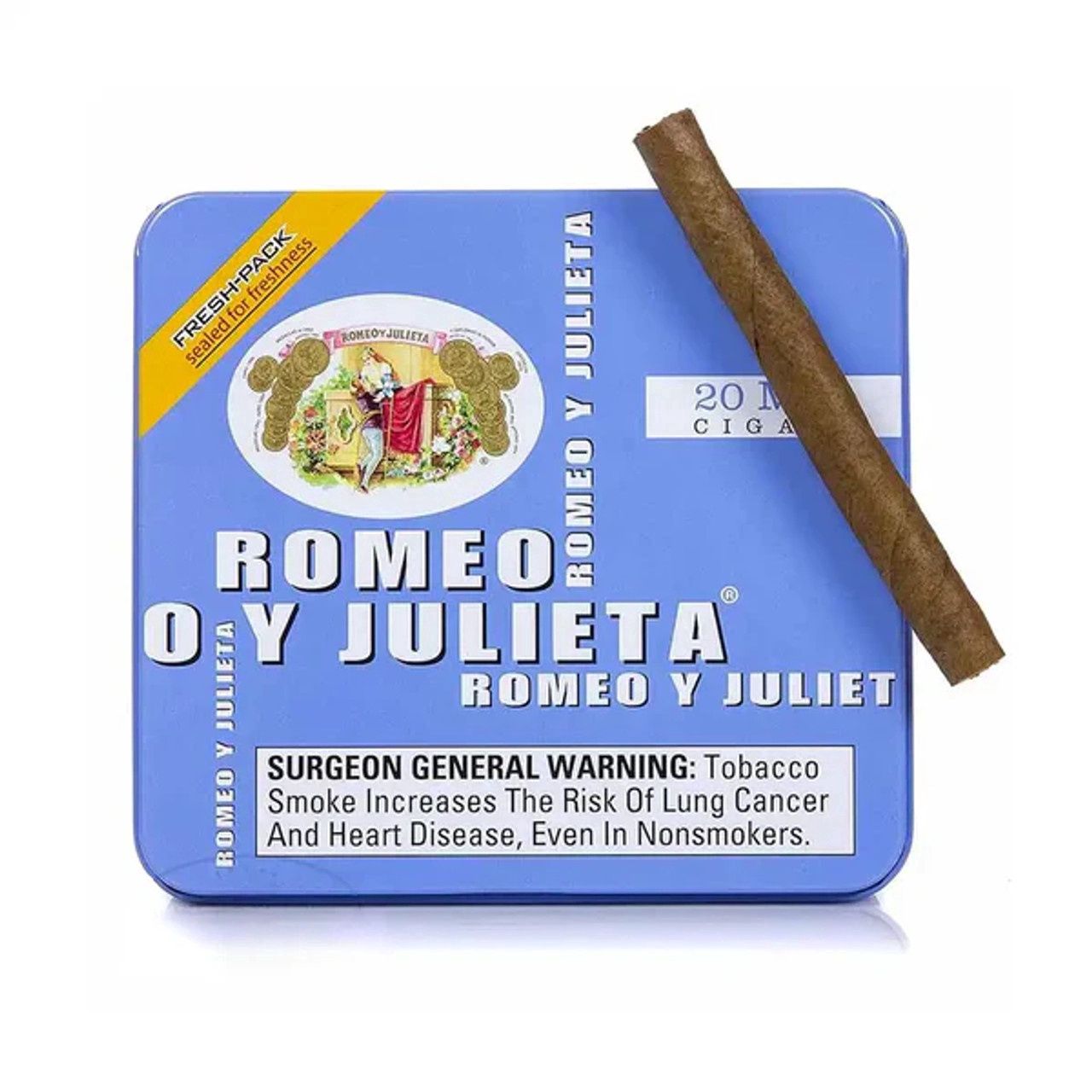ROMEO Y JULIETA Minis Blue Tin
