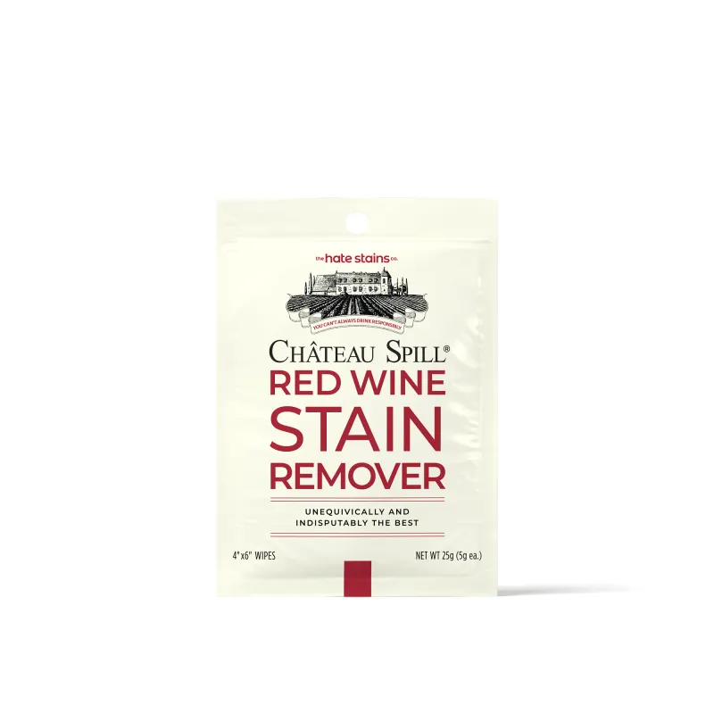 CHATEAU SPILL Red Wine Stain Remover Wipes