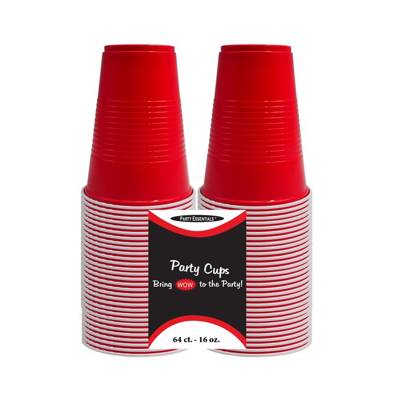 PARTY ESSENTIALS Party Cup 16oz 64ct