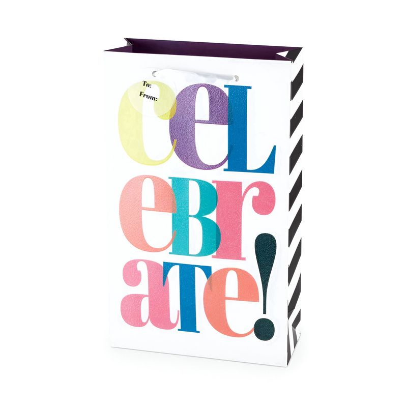 CAKEWALK Celebrate 2 Bottle Gift Bag