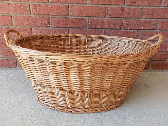 TOY WORLD Oval Laundry Large Basket