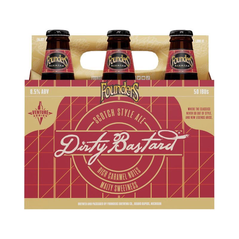FOUNDERS DIRTY Bastard 6 Pack 12 oz Btls