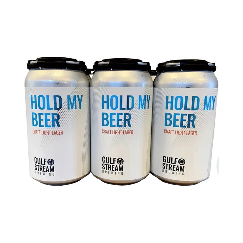GULF STREAM Hold My Beer Lager 6 Pack 12 oz Cans