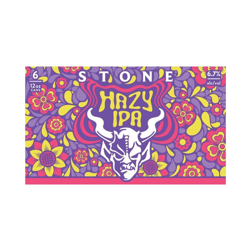 STONE Brewing Hazy Ipa 6 Pack 12 oz Cans