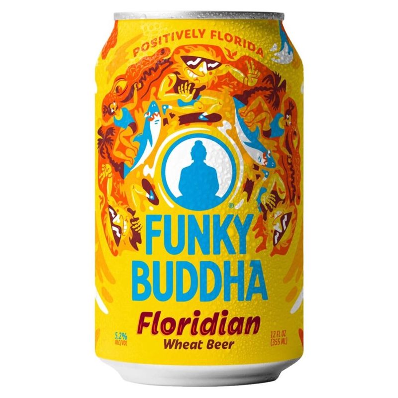FUNKY BUDDHA Floridian Wheat Beer 12 oz