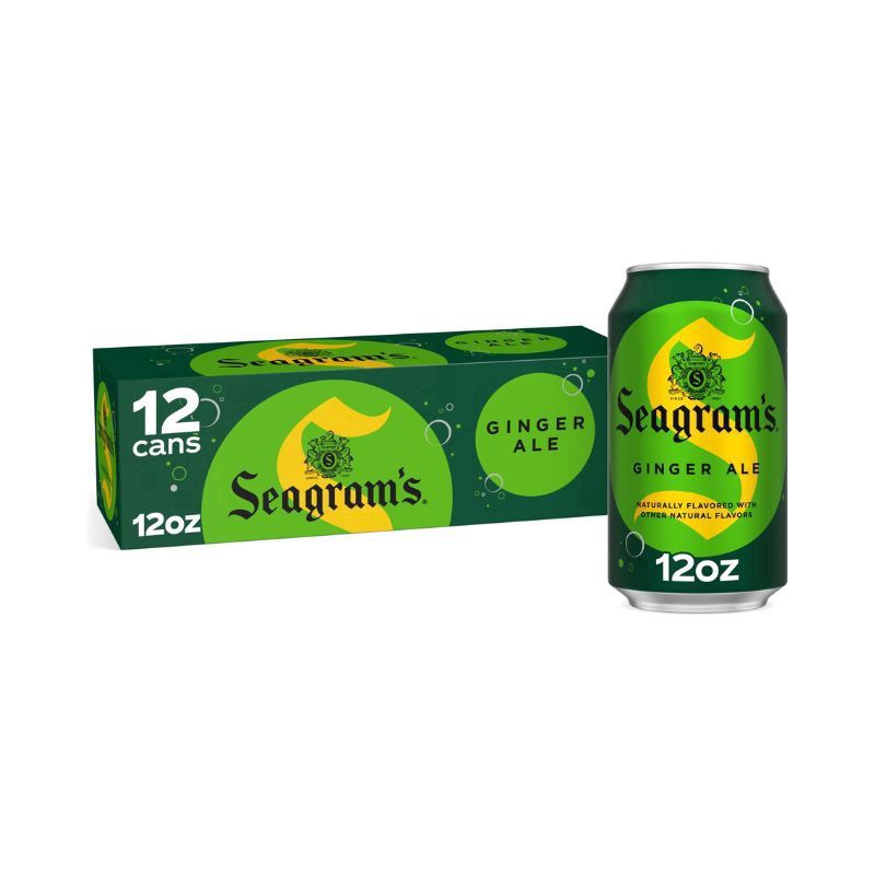SEAGRAMS Ginger Ale 12 oz Cans