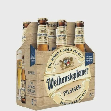 WEIHENSTEPHANER Pils 6 Pack 12 oz Bottles