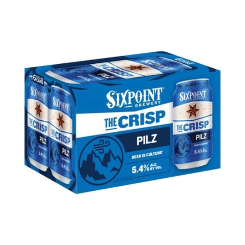 SIXPOINT Crisp Pilsner 6 Pack 12 oz Can