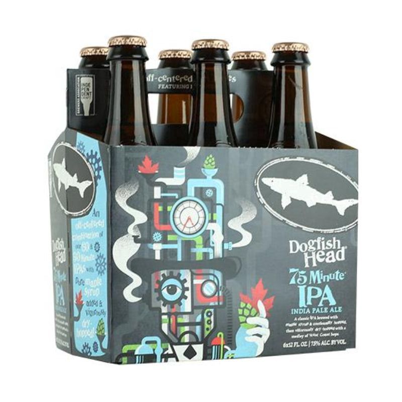 DOGFISH Head 75 Minute Ipa 6 Pack 12 oz Bottles