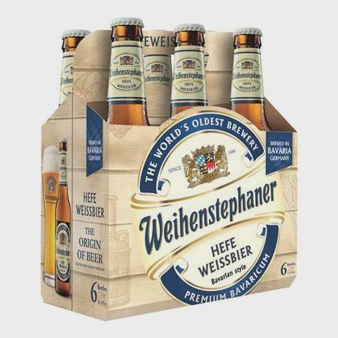 WEIHENSTEPHANER Hefeweiss 6 Pack 12 oz Bottle