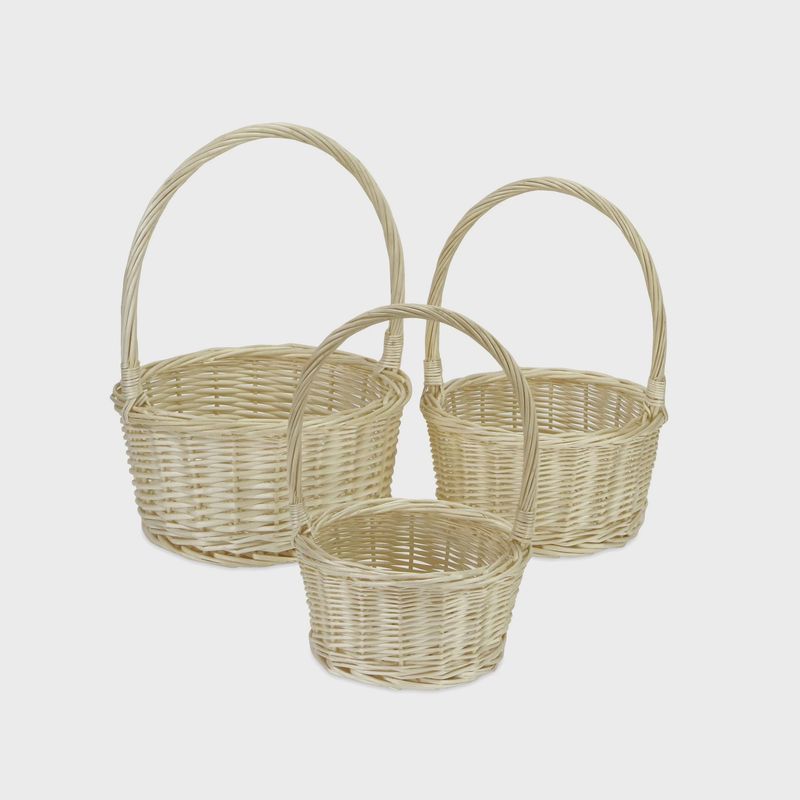 KIRKEL Brown Round Medium Basket (D*)
