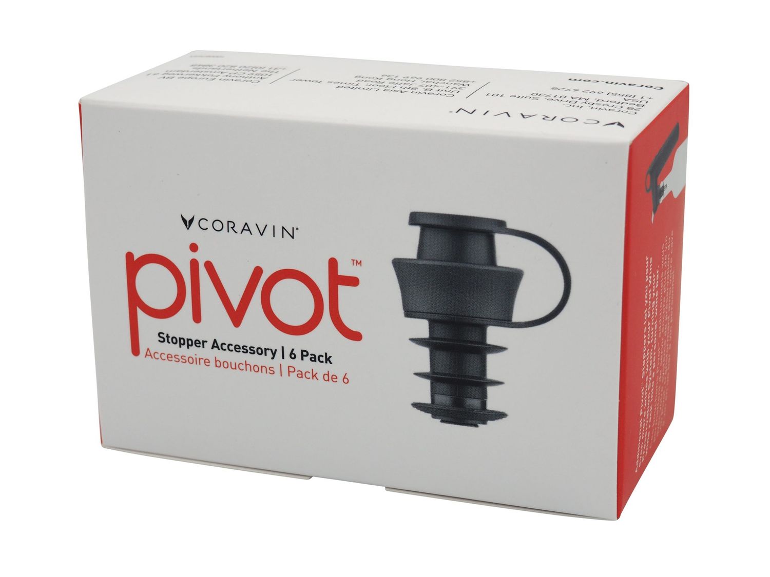 CORAVIN PIVOT Stoppers 6Pk