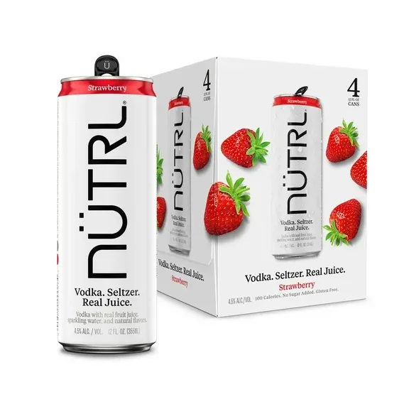 NUTRL Strawberry 4pks