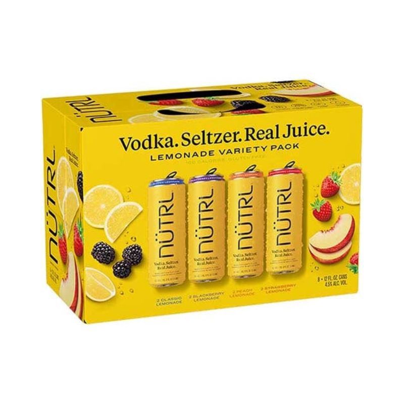 NUTRL Lemon 8 Pack Cans
