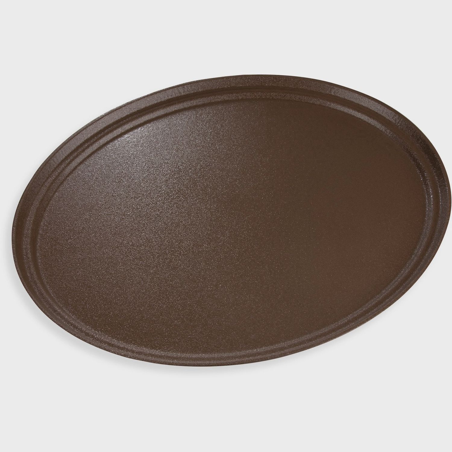 LIGHT Brown Stain Oval Tray