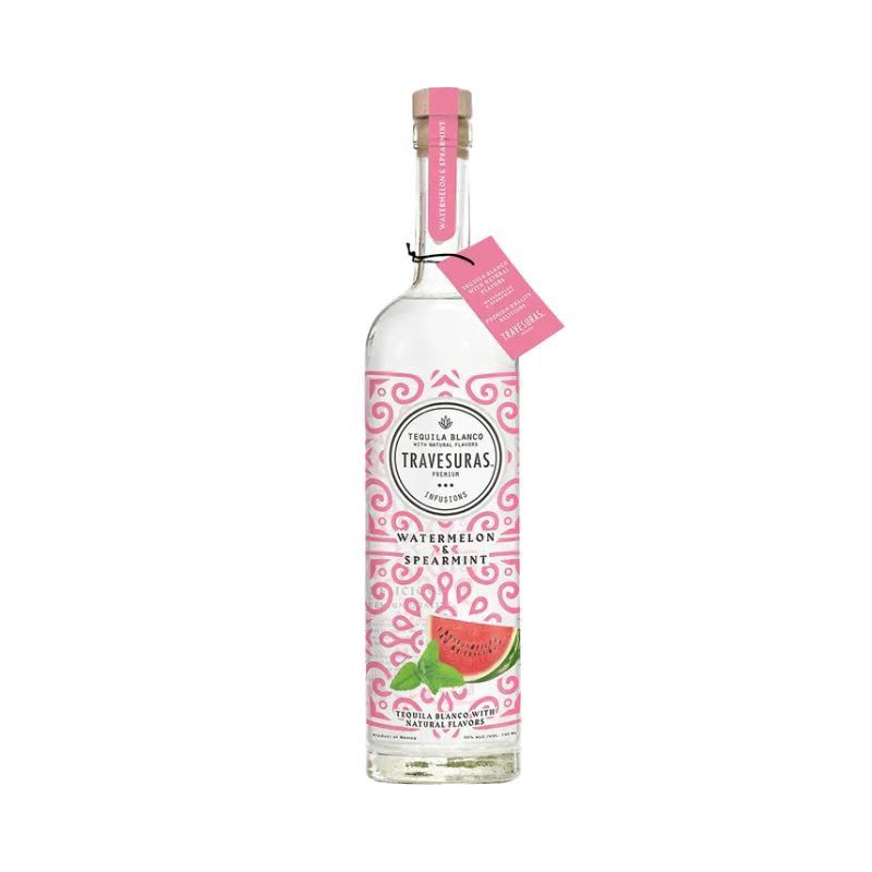 TRAVESURAS Tequila Watermelon &amp; Spearmint 750 ml (D*)