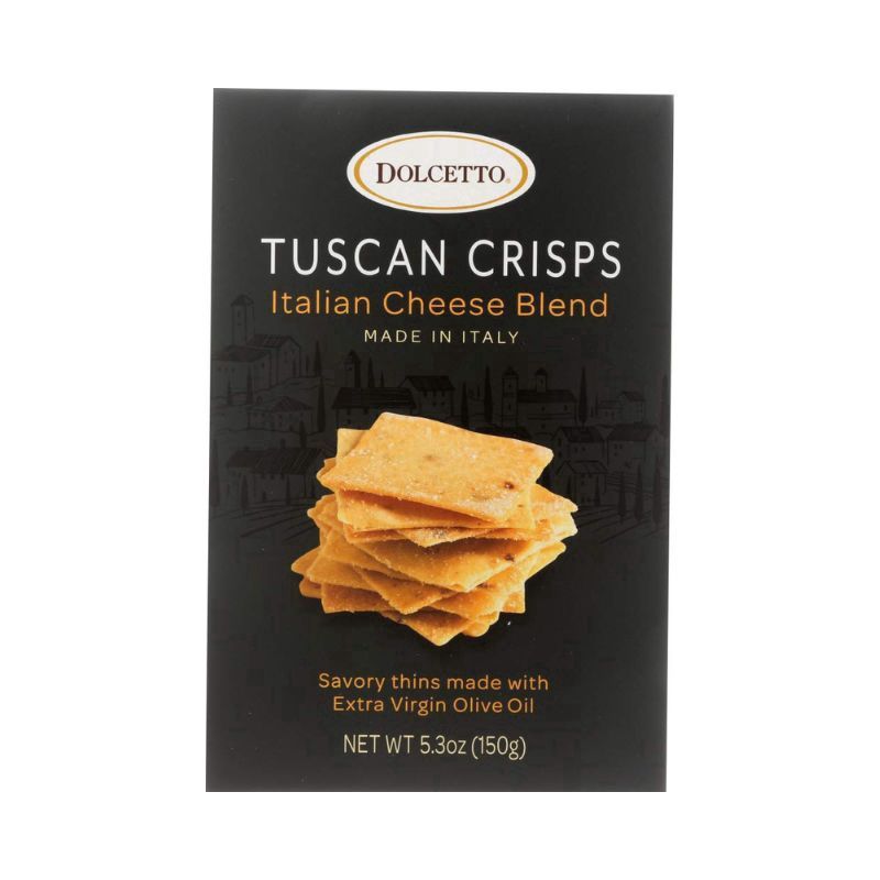 DOLCETTO Tuscan Crisps Italian Cheese Blend 150g/5.3oz