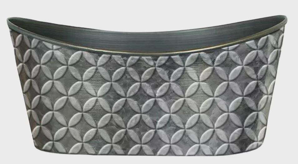 WALD METAL Container Embossed Gold 15"