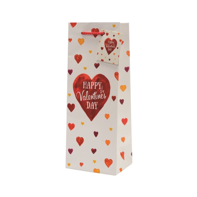 HAPPY VALENTINES DAY 1 Bottle Bag Wrap Art (D*)